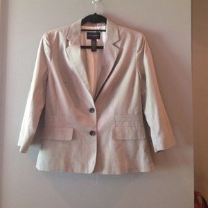 Banana Republic beige blazer/suit jacket
