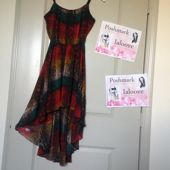 Exotic Color print Dress