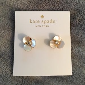 Kate Spade Disco Pansy Stud Earrings