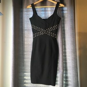Studded bodycon dress