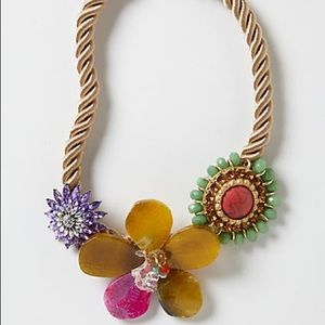 Anthropologie Floret Rope Necklace