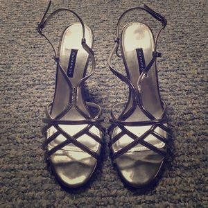 Like New Metallic Heels