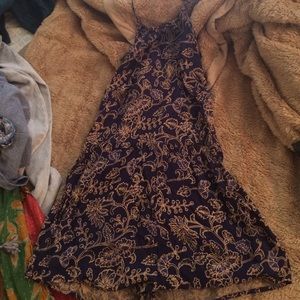 Open back patterned romper!