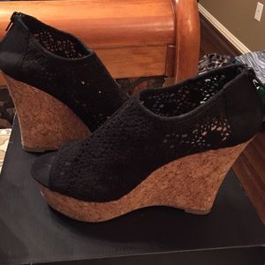 Madden Girl peep toe heels