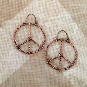 Peace Sign Earrings