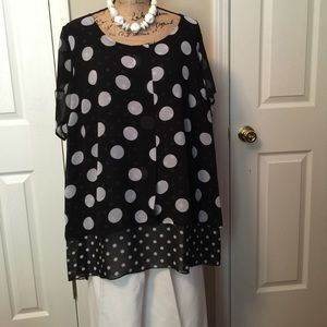 Short Sleeve Pullover Blouse