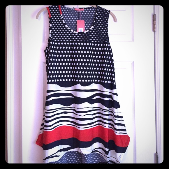 Red White Blue tunic