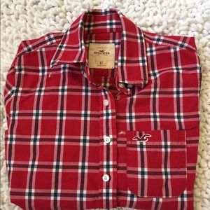 Hollister red flannel!