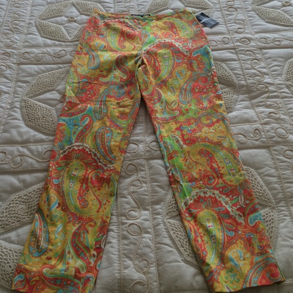 Ralph Lauren Bright Paisley Golf Pants