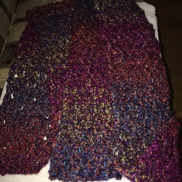 Handmade crochet scarf