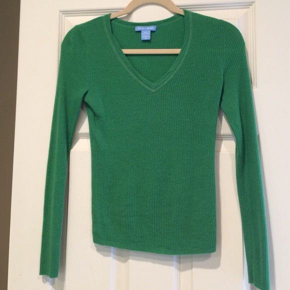 Kelly Green cashmere sweater