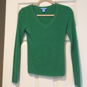 Kelly Green cashmere sweater