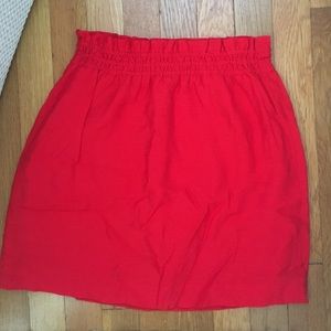 Red J.Crew skirt