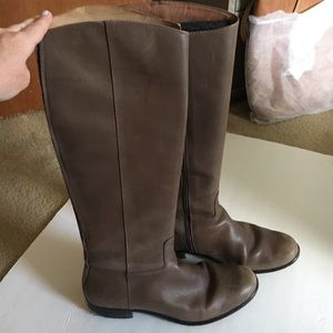 Corso Como knee high brn leather boots 8