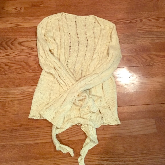 Loose knit cardigan