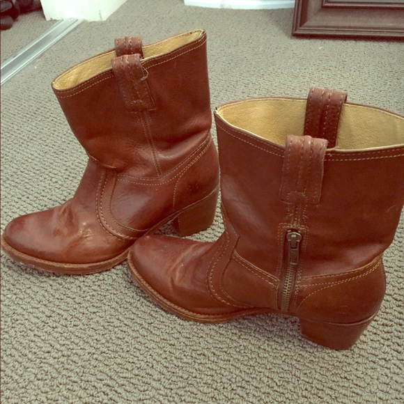 Frye Short Leather Boots