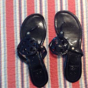 Tory Burch Black Miller Thong Sandal