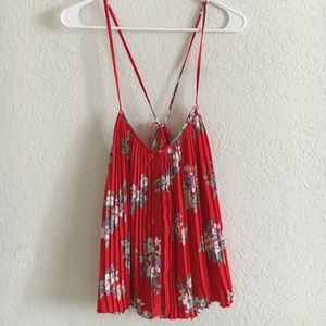 Silk Floral Tie-Back Tank from Urban Outfitters!
