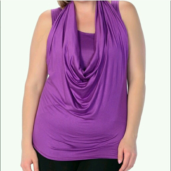 💙SALE💙NWTS Plus Size Drape Top