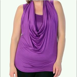 💙SALE💙NWTS Plus Size Drape Top