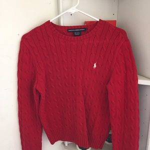 Ralph Lauren red sweater