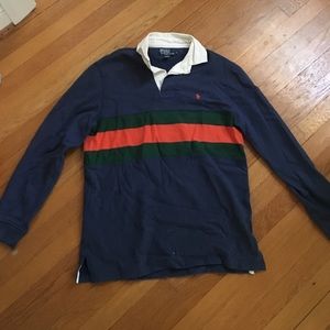 Long sleeve polo shirt