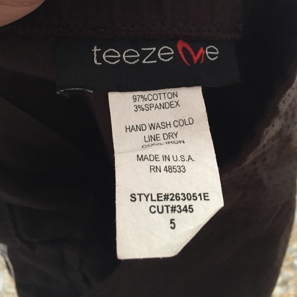 New Teeze me brown tie up dress size 5 - Picture 3 of 3