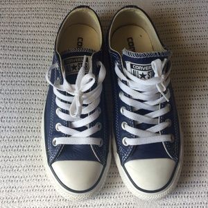 leather Converse Chuck Taylor's