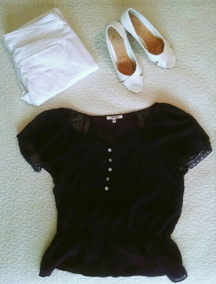 Navy blouse - Picture 1 of 4