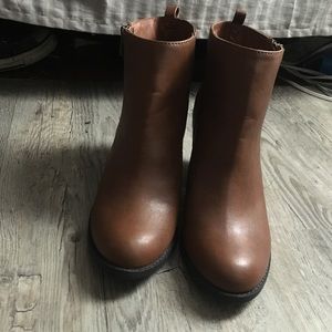 Cute brown booties