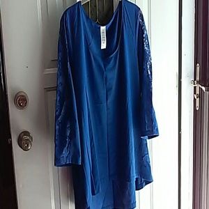 Dark colbalt blue top