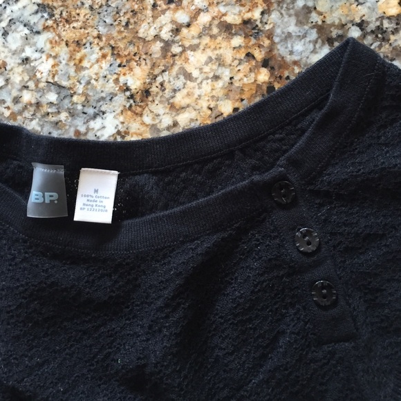 Bp Nordstrom black sweater shirt size medium - Picture 2 of 3