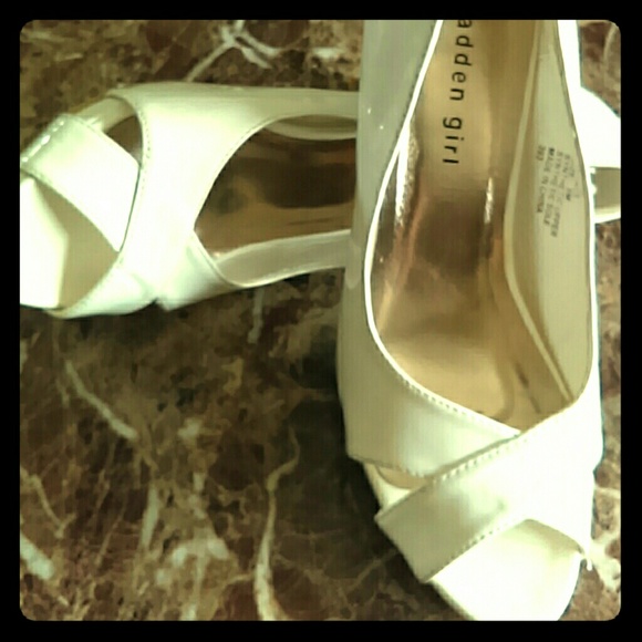 White Patent Leather Pumps