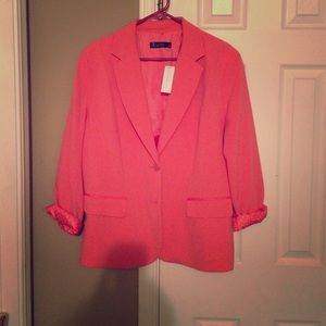 Beautiful Coral Blazer
