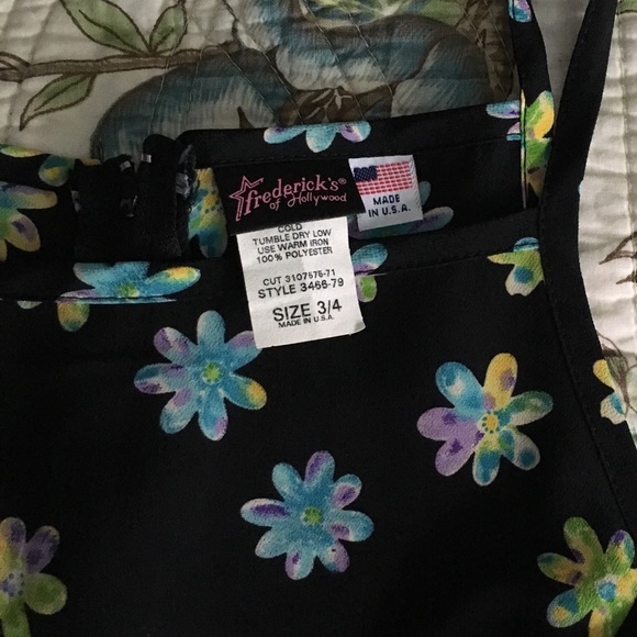 Vintage 90s floral daisy print mini dress - Picture 3 of 4