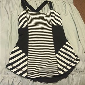 SOLD!! Lululemon criss cross back tank top size 2
