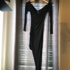 Cotton high low dress