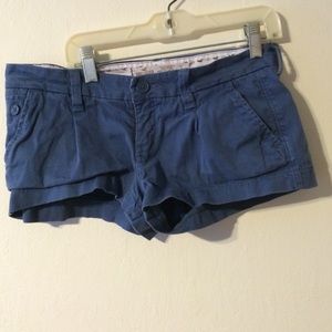 blue Hollister shorts