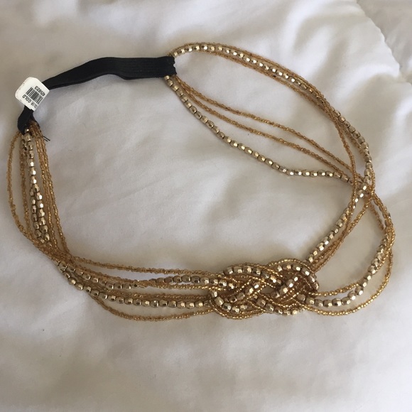 Gold headband