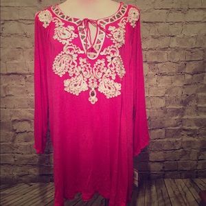Beautiful Embellished open arm Blouse