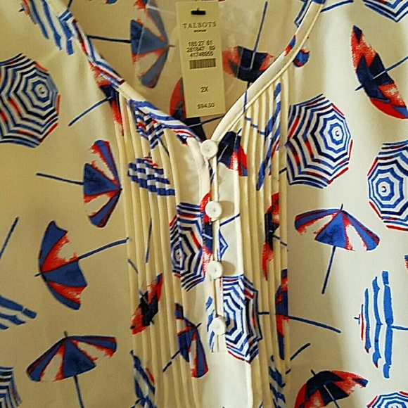 Talbots Summer Top ❤ - Picture 4 of 4
