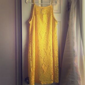 Yellow Lace Dress