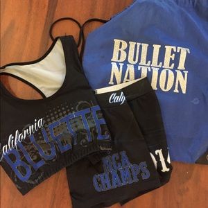 California AllStars NCA practice gear and bag