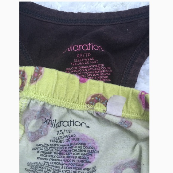 Xhilaration Donut Themed Pajamas - Picture 5 of 5