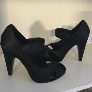 Cute satin dress heels