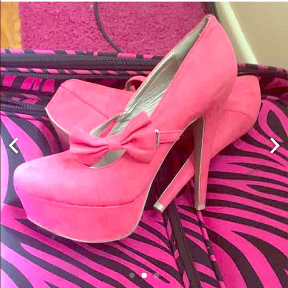 Pink heels