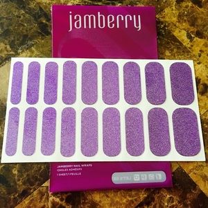 Jamberry Nail Wraps - Purple Glitter