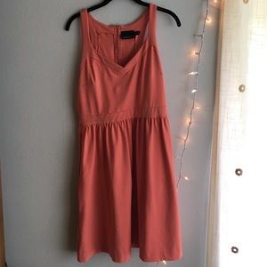 coral dress