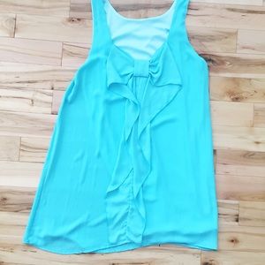 Gorgeous blue shift with bow detail