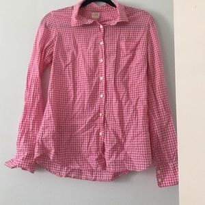 Gingham J.crew shirt